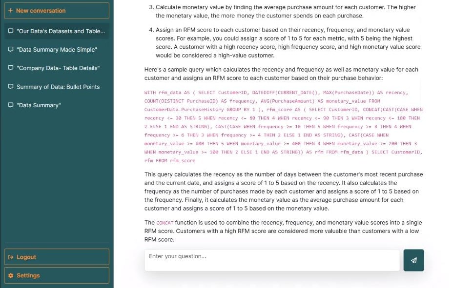 GPT generated RFM query