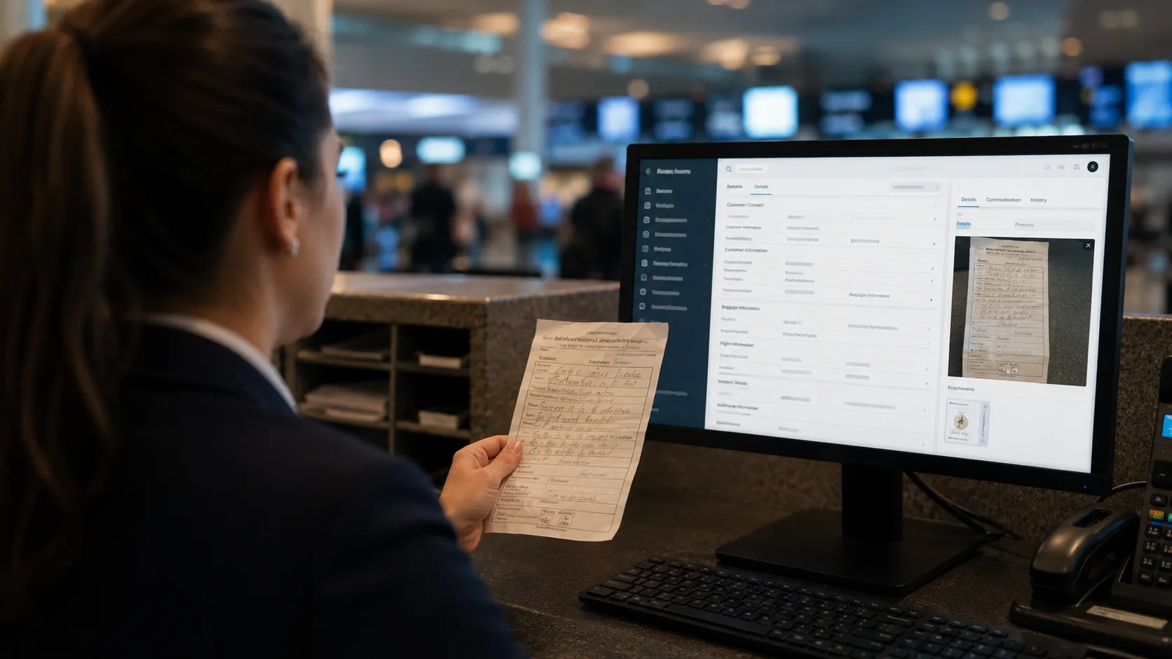 Airline Complaint Digitization: Handwritten Forms and Web Intake to Zendesk with OCR and GPT-4