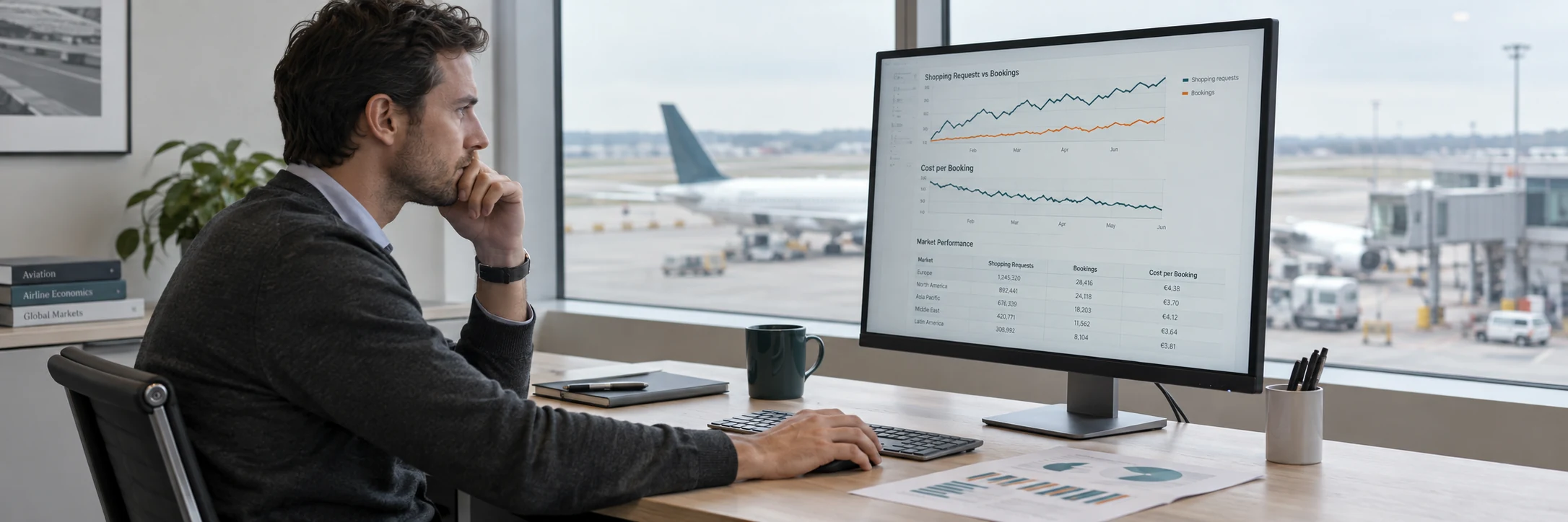 From Look-to-Book to Compute-to-Order: AI Agents Meet Airline Distribution Economics