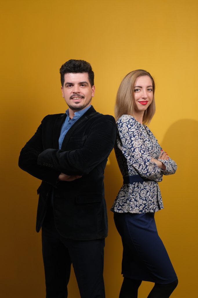 Cristian Ionescu and Anastasia Staniloiu, co-founders of Witanalytica